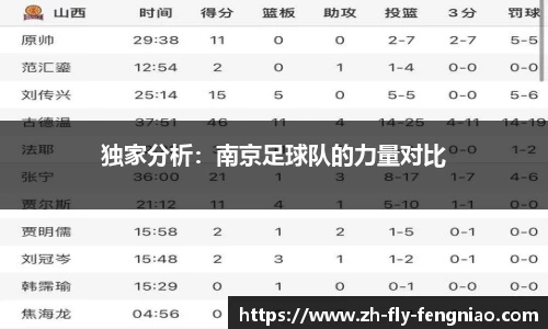 独家分析：南京足球队的力量对比